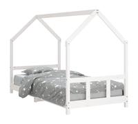 (white, 90 x 190 cm) vidaXL Kids Bed Frame Bedstead Mattress Foundation 70x140 cm Solid Wood Pine