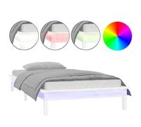 Solid Wood LED Bed Frame Home Bedstead Platform Bed Multi Colours/Sizes vidaXL