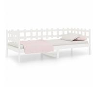(white, 90 x 190 cm) vidaXL Solid Wood Pine Day Bed Sleepover Occasional Bed Multi Colours/Sizes