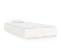 vidaXL Bed Frame White Solid Wood 90x200 cm UK NEW