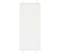 vidaXL Pleated Blind White 90x200 cm Fabric Width 89.4 cm Polyester