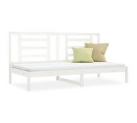 (White, 90 x 200 cm (W x L)) vidaXL Solid Wood Pine Day Bed Daybed Couch Multi Colours 80x200 cm/90x200 cm