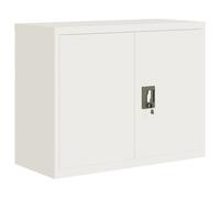 (white, 90 x 40 x 70 cm) vidaXL Office Cabinet Steel Filing Storage File Cabinet Cupboard Under Desk