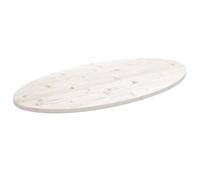 (white, 90 x 45 x 2.5 cm) vidaXL Table Top Desk Top Dining Table Top for Table Solid Wood Pine Oval