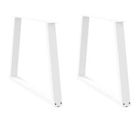 (white, 90 x (72-73.3) cm/ 2 pcs/ 1 piece) vidaXL Coffee Table Legs V-Shape Desk Legs Furniture Legs Bar Stand DIY Steel
