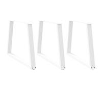 (white, 90 x (72-73.3) cm/ 3 pcs/ 1 piece) vidaXL Coffee Table Legs V-Shape Desk Legs Furniture Legs Bar Stand DIY Steel