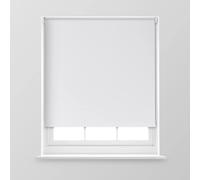 A.unique Home Premium Trimmable Thermal Blackout Roller Window Blind - 3Ft - White - 90Cm (W) X 170Cm (L)