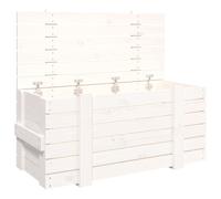 Solid Wood Pine Storage Box Blanket Box Multi Colours 58/91x40.5x42 cm vidaXL