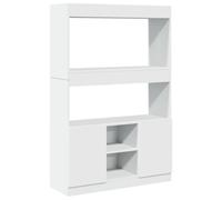 (white, 92 x 33 x 140 cm) vidaXL Highboard Sideboard Storage Organiser Cabinet Cupboard Engineered Wood