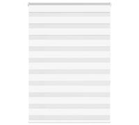 vidaXL Zebra Blind White 95x150 cm Fabric Width 90.9 cm Polyester