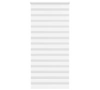 vidaXL Zebra Blind White 95x230 cm Fabric Width 90.9 cm Polyester