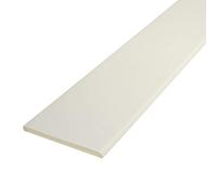 White, 95mm x 5m Pencil-Round Architrave uPVC Plastic Window Finishing Trim