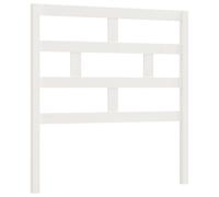vidaXL Bed Headboard White 96x4x100 cm Solid Wood Pine