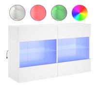 TV Wall Cabinets with LED Lights TV Wall Unit Storage Floating TV Unit vidaXL