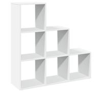 (white, 99 x 29 x 99 cm) vidaXL Room Divider Bookcase Storage Shelf Book Rack Bookshelf Engineered Wood