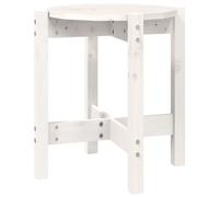 (white, Ã? 42.5 x 45 cm) vidaXL Solid Wood Pine Coffee Table Multi Colours Ø 52.5x45 cm/Ø 62.5x45 cm