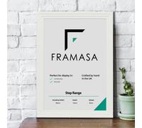 (White, A1- 840x594mm) New Modern Photo Frames Picture Frames Poster Frames Step Style With Multi Colours