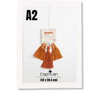 caprican A2 Picture Frames - White Photo Frame with Safe Perspex Front - A1 A2 A3 A4 A5 Photo Frames Multiple Pictures Sizes Colors, Portraits & Wall Mounting Orientation (42 x 59.4 cm)
