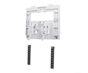 White ABS Dual Flush Plate for Wall Hung Toilet Fixing | Dual flush function, fits for siamp for verso 350/1100, white ABS material, sleek modern design, easy cleaning