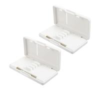 White Abs Oboe Reed Case 6 Slot Storage Box for Musicians