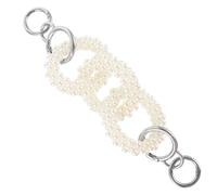 White ABS Pearl Bag Replacement Chain for Large Bags DIY | Clip on Attachment, Easy Upgrade for Wallet on Chain, Bag Upcycling, and Fashion DIY Enthusiasts