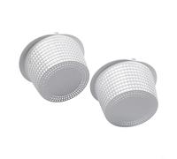 White ABS Pool Skimmer Weir Door And Filter Basket Set Compatible With SP1091LX And SP1091WM, Replacement For SPX1091K1 Door And SPX1091C Basket(4pcs)