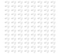 White ABS Rice Shape Pearl Jewelry Beads for Necklace Making | Perforated Loose Beads, Smooth to String, Classic Lustre, for Anklets, Pendants, Wedding Craft Projects