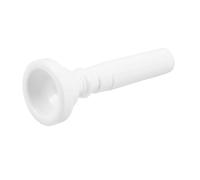 White Abs Trumpet Mouthpiece for Beginners and Youth Portable