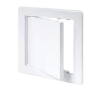White Access Panel 150 x 150 mm ABS Plastic Wall Ceiling Door 6x6 Inch Inspection Hatch for Plumbing Electrical Drywall Revision Door