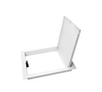 White Access Panel Door, Attic Inspection Panels Magnetic, 20x20 30x30 60 X60 Metal Drywall Revision Panels for Plumbing Heating Electric Wire Fuse Box Cover(20x15cm)