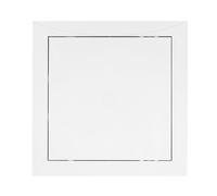 White Access Panel, Revision Door, Gas Water Electricity Service Inspection Hatch Cover, Tough and Durable ABS Plastic, Resistant to Chemical Agents and Temperature (200 x 200mm)