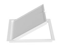 White Access Panel with Aluminum Alloy Frame - Wall Hole Cover Service Door for Gas, Water, Electricity - Flush Mount Inspection Hatch Twist Handle(12x20in/30x51cm)