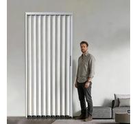 White Accordion Door with Track, 180 190 195 200 210 220 230 Cm Tall Waterproof Pleated Folding Doors for Balcony/Hallways, Customize Concertina Door(High 215cm,Wide 150cm)
