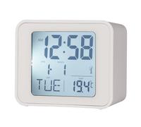 (White) Acctim Cole Radio Controlled Alarm Clock