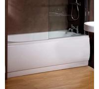 White Acrylic 1700 Front Bath Panel (Size Adjustable*) for Bathroom Soaking Tub (Dimensions - Height:520mm, Length: 1700mm * Can be Cut Down to fit Smaller Baths) by Plumbsaver