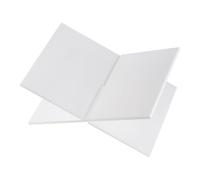 White Acrylic Book Holder for Bible and Devotional Reading Features Wide Stable Base for Peaceful Morning Meditation Time