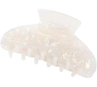 White Acrylic Claw Hair Clip Non Slip Hair Clamp French Style Hair Claw Clip Strong Hold Jaw Clip Large Fashion Hair Clip Hair Styling Accessories for Women Girls