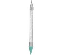 White Acrylic Dual End Nail Dotting Pen and Rhinestone Picker Tool | User Friendly Dotting Tool, for Beginners and Professional Artists, Versatile Nail Art Creations