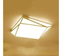 White Acrylic Panel Lighting Fixture, Led Flush Mount Ceiling Lamp Geometric Modeling Ceiling Light,Hallway Living Room Light Fixture