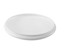 White Acrylic Round Ceiling Light Cover Lampshade for Bedroom | Minimalist Contemporary Design, Softens Light for Cozy Atmosphere, Easy to Replace and Clean