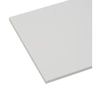 White Acrylic Sheet Cut to Size, Plastic Sheet, White Acrylic Perspex 5mm Thick (100mm x 300mm)
