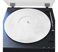 White Acrylic Turntable Mat, 29.8 cm Plate Mat for Vinyl Turntable 30 cm, Anti-static and Noise Reduction Increasing Bass Quality, Turntable Mat