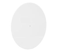 White Acrylic Turntable Mat, Acrylic Record Platter, Vintage Record Player Turntable Pad, Turntable Mat Reduce Static Dust Noise for 12 Inch Record Player (White)