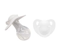(white) Adult Pacifier Comfortable Silicone Soothing Pacifier Soothes Anxiety And Stress Ergonomic Design Fit Anxious People