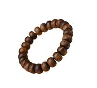White Agarwood Bead Single Strand Multiple sizes Prayer Bead - Sinkable Grade