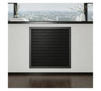 White Air Vent Cover 20x26in, Aluminum HVAC Ventilation Grille for Wall Ceiling Floor(Black,200x250mm(8x10in))