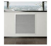 White Air Vent Cover 20x26in, Aluminum HVAC Ventilation Grille for Wall Ceiling Floor(Grey,250x250mm(10x10in))