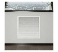White Air Vent Cover 20x26in, Aluminum HVAC Ventilation Grille for Wall Ceiling Floor(White,250x250mm(10x10in))