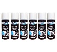 White Alloy Wheel Spray Paint Restorer Car Bike Auto Spray Satin 200ml White Wilsons Direct (6)