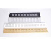 White Aluminium Air Vent Grille Built-In Appliances Furniture400mm X 60mm